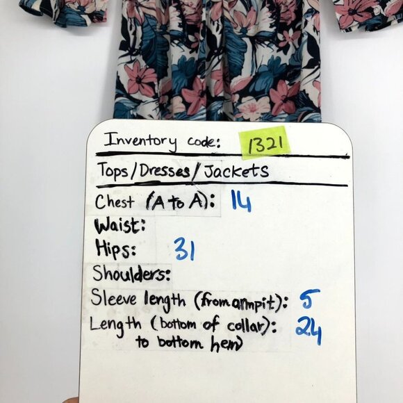 Spiritual Gangster Blue Floral Waikiki Off the Shoulder micro mini dress size S - Picture 11 of 13